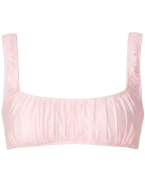 Montce Pale Blush Silkie Zoe Bikini Top - Pink