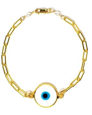 Lexi Jewelry Protective Evil Eye Bracelet - Metallic