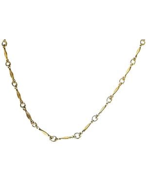 Rachel Nathan Ribbon Chain Necklace - Metallic