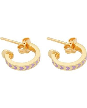Après Youth Spark Enamel Earrings - Metallic