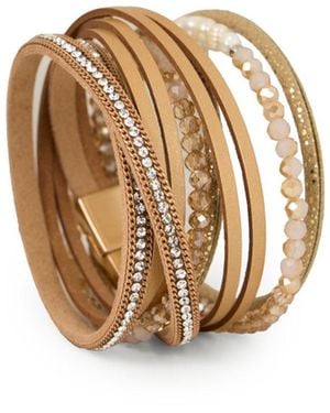 Saachi Serilda Wrapped Bracelet - Metallic