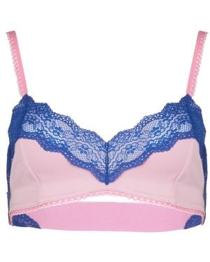 Natalia Petruch Audrey Bralette Top - Blue