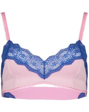 Natalia Petruch Audrey Bralette Top - Blue
