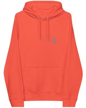 Anchor and Crew Burnt Just Roam. Seeker Organic Cotton Hoodie - Red