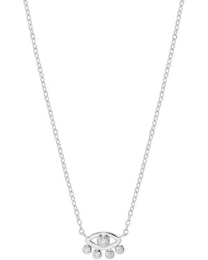 Vanhi Defender Evil Eye Necklace - Metallic