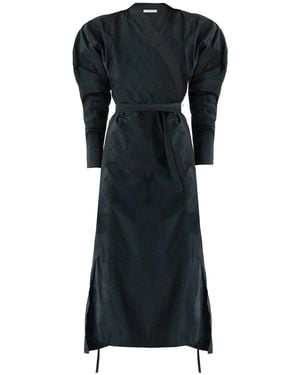 Sanctumum Gia Kimono Wrap Dress - Black