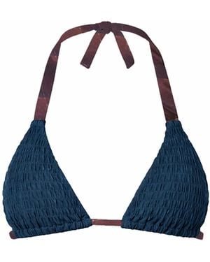 Belletage Swimwear The Reina Bikini Top - Blue