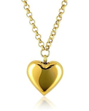CENDRE Romee Heart Necklace - Metallic
