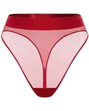 Zhilyova Hanna High-Waisted Thong - Pink