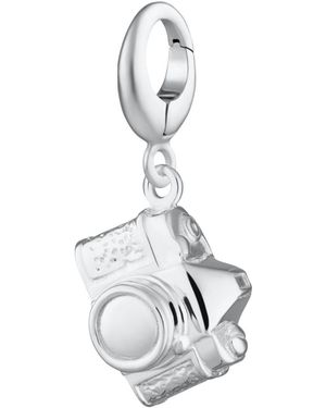 Lily Charmed Sterling Vintage Camera Charm - White