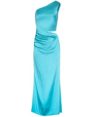 MIONÈ Mix & Match Asymmetric Dress - Blue