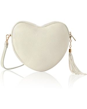 Betsy & Floss Neutrals Venice Heart Bag - Natural