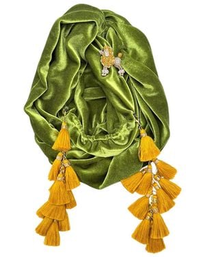 Julia Clancey Poodle Chacha Turban - Yellow