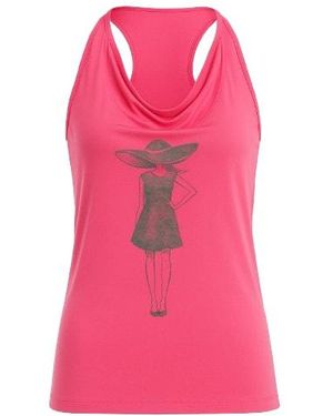 Conquista Racer Back Top - Pink