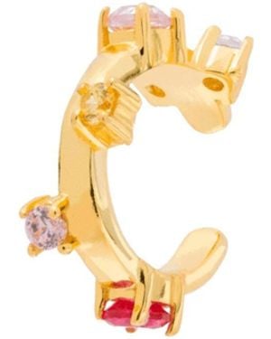 Lavani Jewels Orchid Flower Earcuff - Metallic