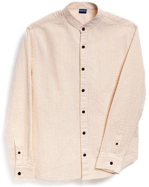 Duskitten Solar Drift Seersucker Shirt - Natural