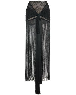 Maison sél Mini Tènebrè Skirt – - Black