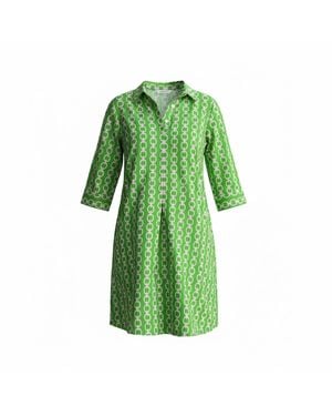 Mary Marshmallow Delray Dress - Green