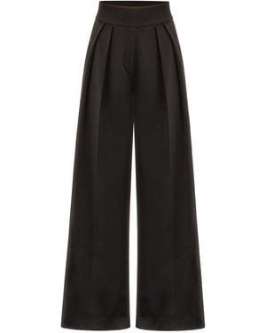 Tia Dorraine 'Born To Run High-Waist Wide-Leg Pants - Black