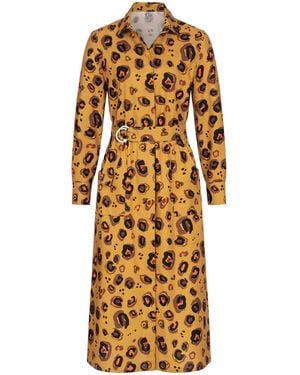 Marianna Déri Maria Shirtdress Jungle Queen - Metallic