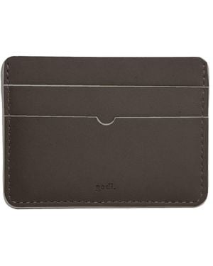 godi. Handmade Leather Card Case - Brown
