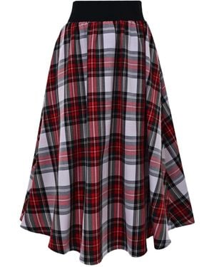 Frock Tales Bonnie Midi Skirt - Red