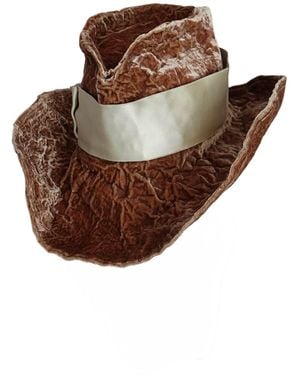 Romer Millinery Neutrals Morphy Moldable Fedora - Brown