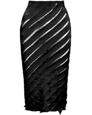 Ioana Ciolacu Spiral Skirt - Black