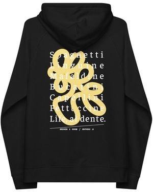 Anchor and Crew Eleven Life, Al Dente Editions Organic Cotton Hoodie - Black