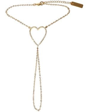 Studio Baloge Coeur Hand Chain - White