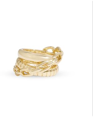 DRAE COLLECTION Triplet Ring - White
