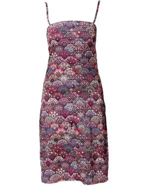 Maison Bogomil Dress With A Square Neckline - Purple