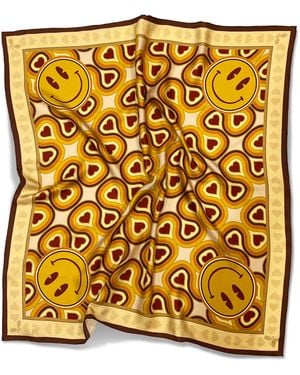 Henelle Wonderlust Large Silk Scarf - Metallic