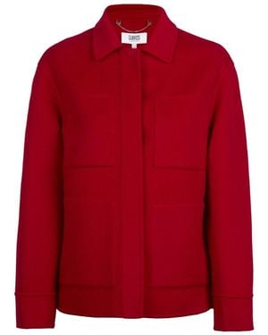 Guards London Joanna Wool Cashmere Short Jacket - Red