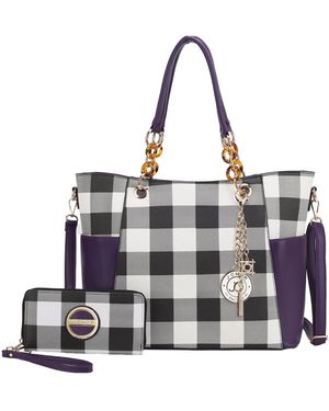 Mkf Collection - J'omor Bonita Tote Bag & Wallet Set - Black