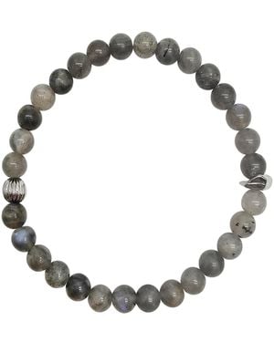 Farra Labradorite Flexible Bracelet - Metallic