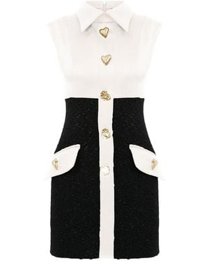Ilvi Otylia Ecru Dress - Black