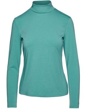Conquista Light Turtle Neck Top - Green