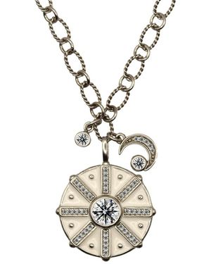 VicStoneNYC Fine Jewelry Compasses Charms Necklace - Metallic
