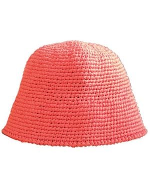 Springmoonatelier Raffia Special Summer Hat - Red