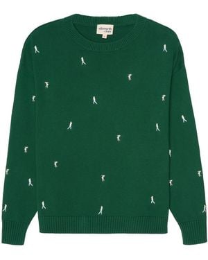 Ellsworth & Ivey Riley Crewneck Jumper - Green