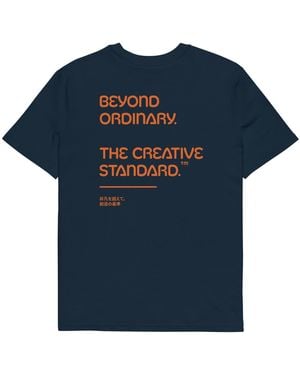 Anchor and Crew Beyond Ordinary Creative Standard Organic Cotton T-Shirt - Blue