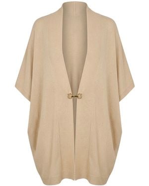James Lakeland Relaxed Clasp Front Cover-Up - Natural