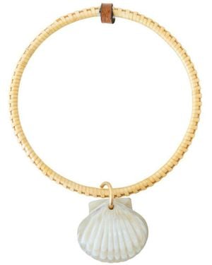 Whale Tail Weaving Neutrals The Nautically Charmed Cabin Boy Bangle - Metallic