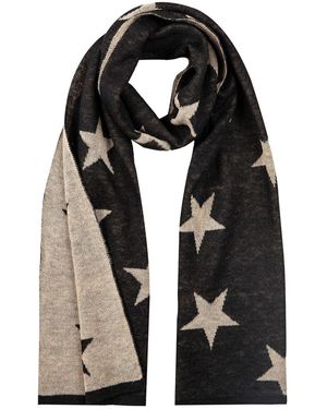 Mohair&Angora Star Shawl - Black
