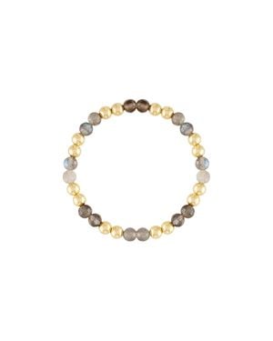 Olivia Le Labradorite Power Gem Bubble Bracelet - Metallic