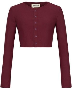 Montce Button-Down Cardi - Red
