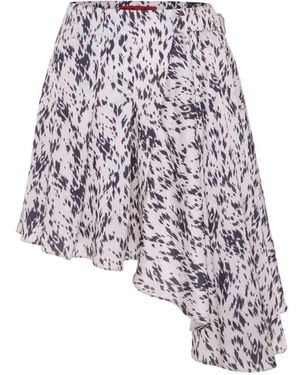 Pcfg The Party Edit Asymmetric Pleated Skirt - Multicolor