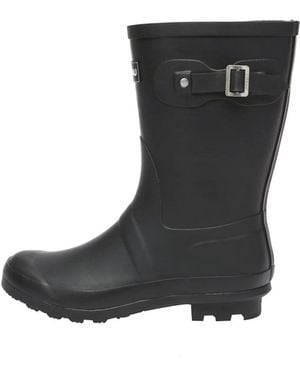 EverAu Australia Penguin Mid-Calf Gumboots - Black