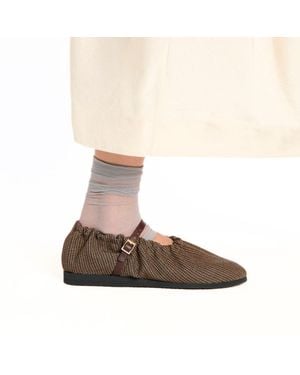 Naguisa Leonora Tartan - Brown
